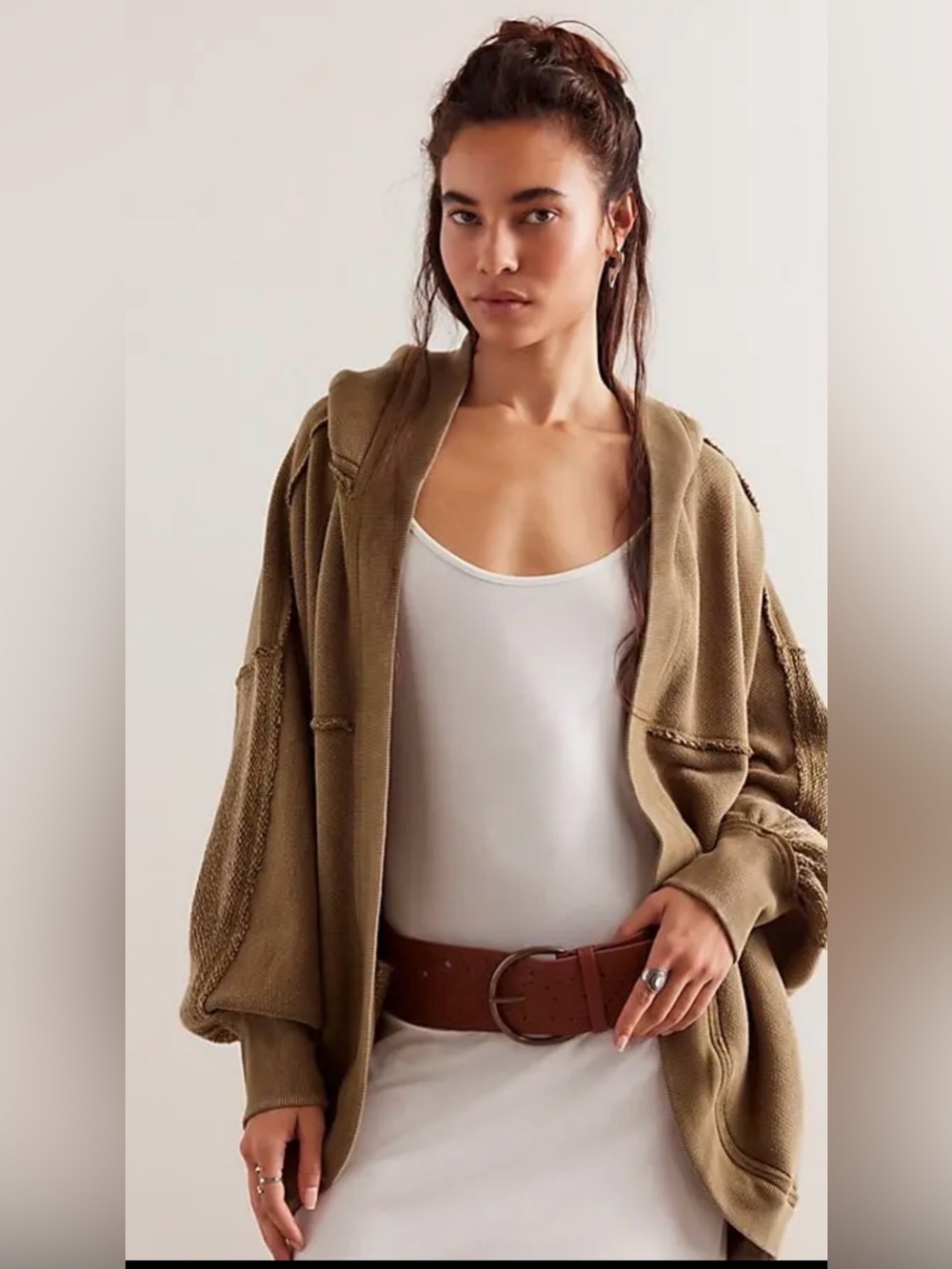 We The Free Forever Yours Cardi in Adventurer Green